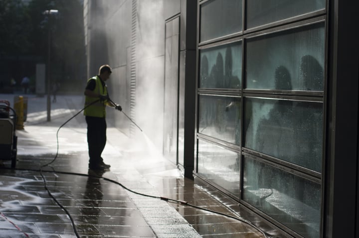 HOW TO CLEAN, DISINFECT, SANITIZE WITH THE PRESSURE WASHER